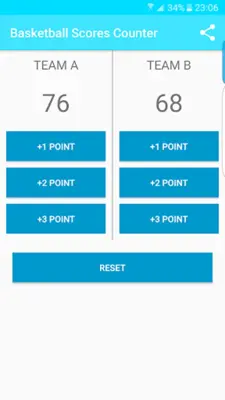 Basketball Live Scores Counter android App screenshot 0