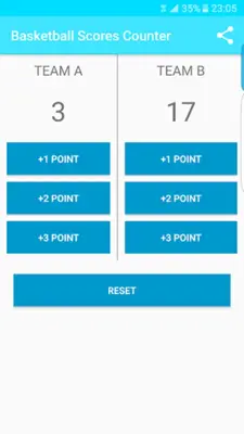 Basketball Live Scores Counter android App screenshot 3
