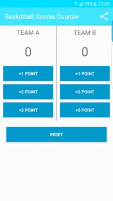Basketball Live Scores Counter android App screenshot 4